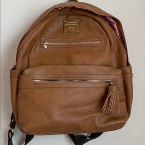 Tan monopoly backpack